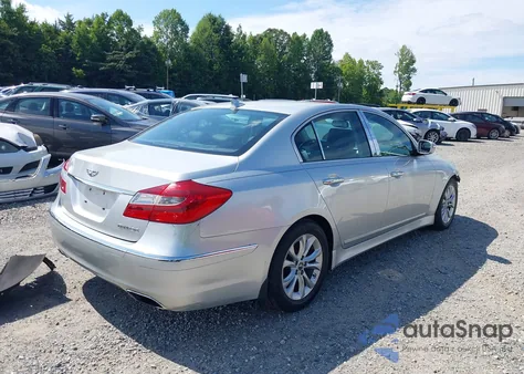 2013 Hyundai Genesis 3.8 из США, поврежденный, VIN KMHGC4DD8DU213508